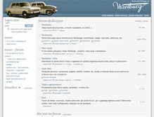 Tablet Screenshot of forum.klub-wartburga.pl